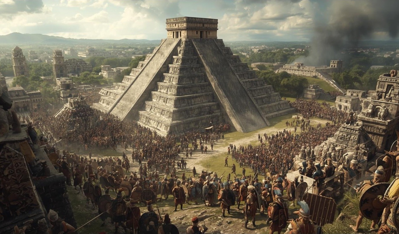 Why was the advanced Maya civilization still conquered